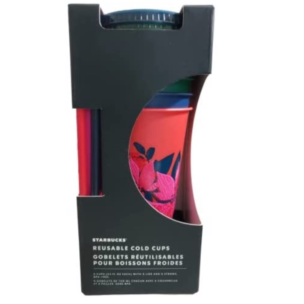 STARBUCKS reusable cold cups NWT